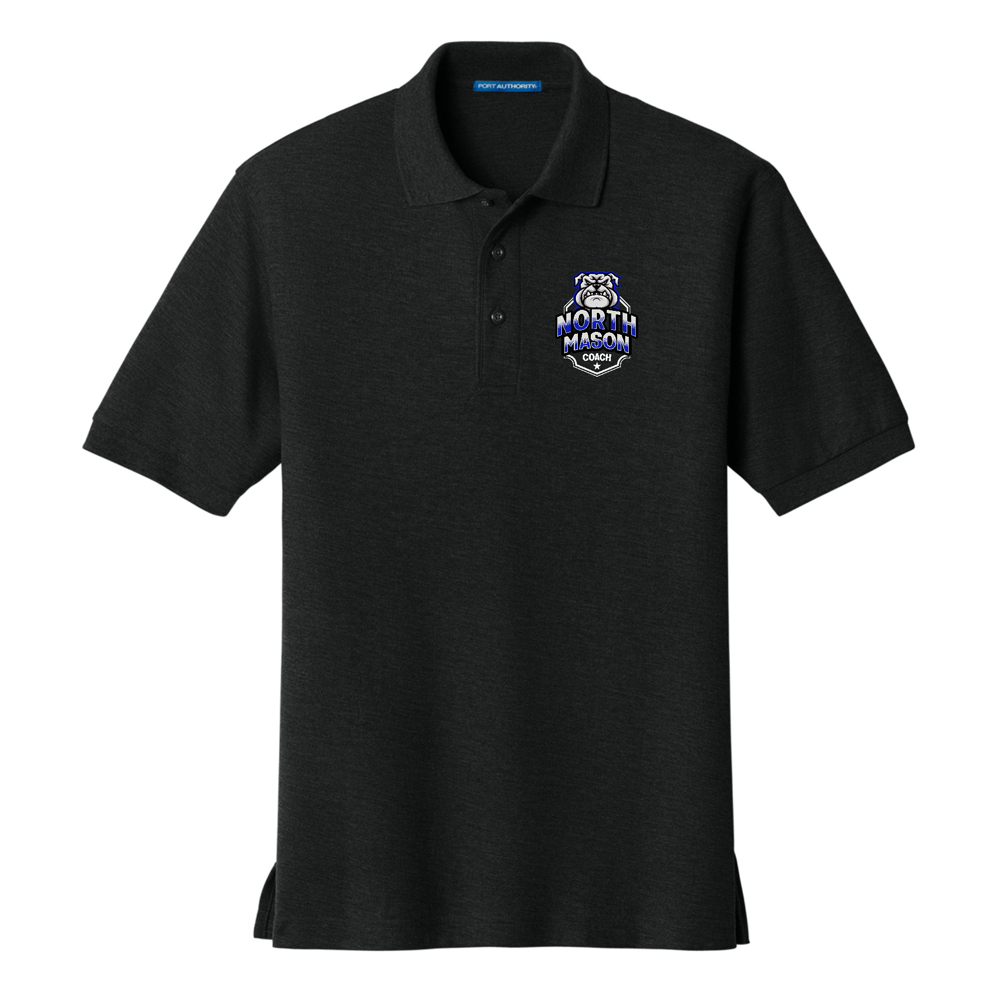 North Mason Coach Silk Touch Polo Printed Logo